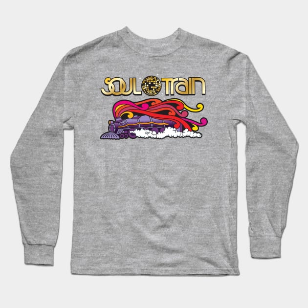 Soul Train Long Sleeve T-Shirt by Chewbaccadoll